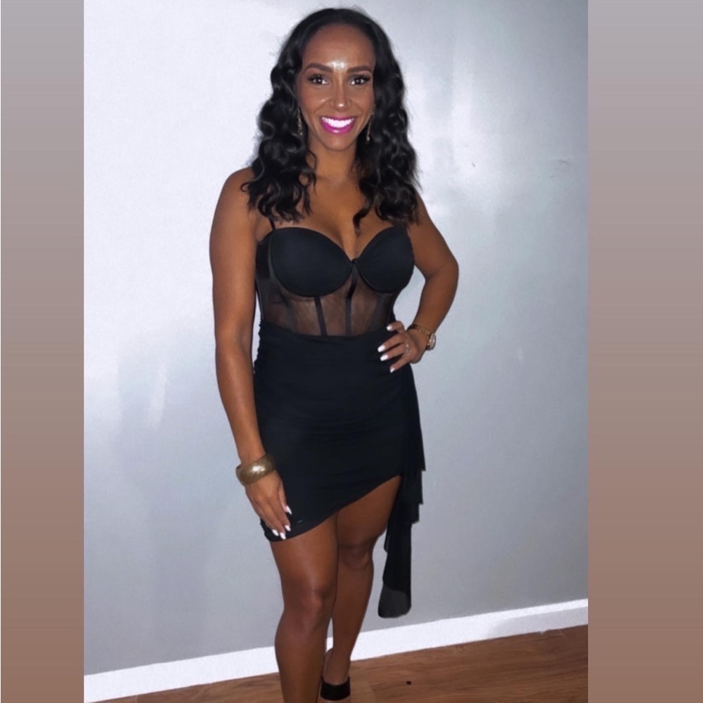 Black, medium diva boutique dress wore one time